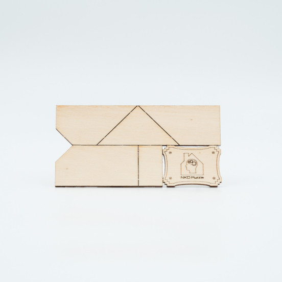 Kit aus Holz CardKit Zuhause NKD Puzzle - 1