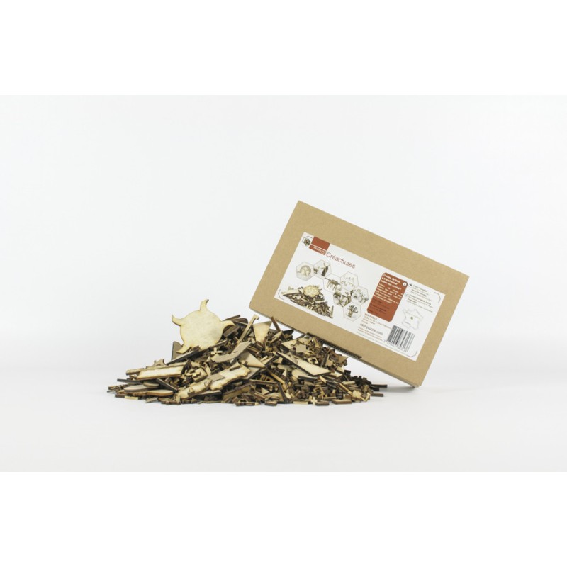 Ethisches Holzspiel Créachutes Nkd Puzzle NKD Puzzle - 5