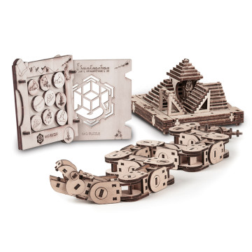 Pack of wooden construction games Nkd Puzzle NKD Puzzle - 1
