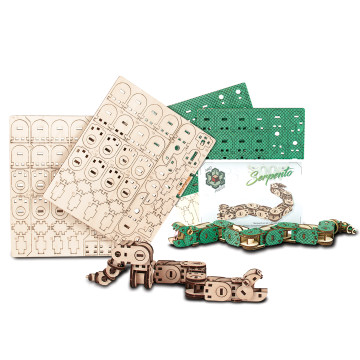 Kit Wooden game Serpento NKD Puzzle - 1