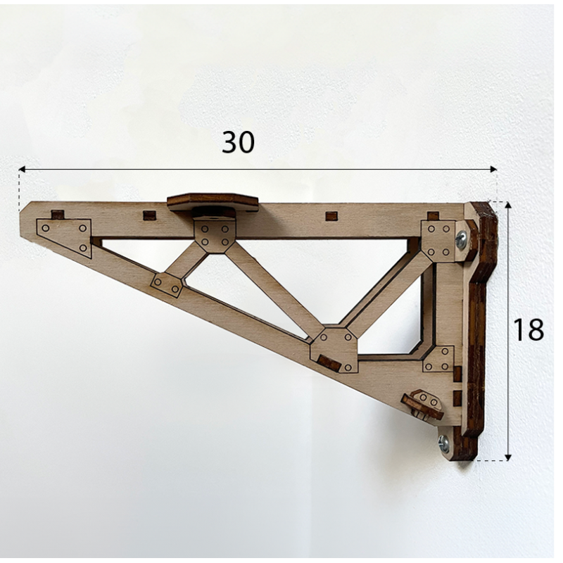 Équerres FL Steampunk : Solidité et Style NKD Puzzle - 15
