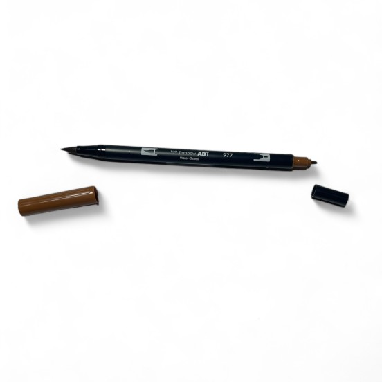 Tombow ABT Dual Brush Pen 977 - The Perfect Finishing Tool for Your Kits  - 2