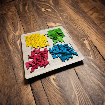 Hepto Master - Casse-tête Extrême en Bois - Fabrication Française  - 1