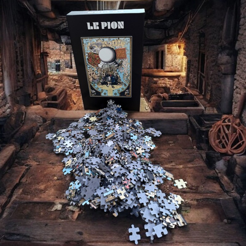500-Piece Puzzle - Special Edition Le Pion x NKD Puzzle  - 3