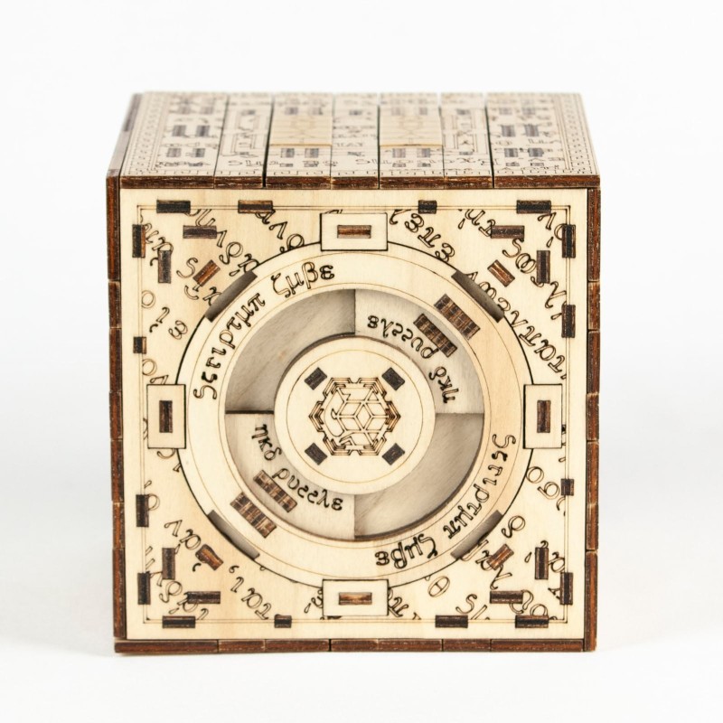 Kit Puzzle box Scriptum Cube NKD Puzzle - 4