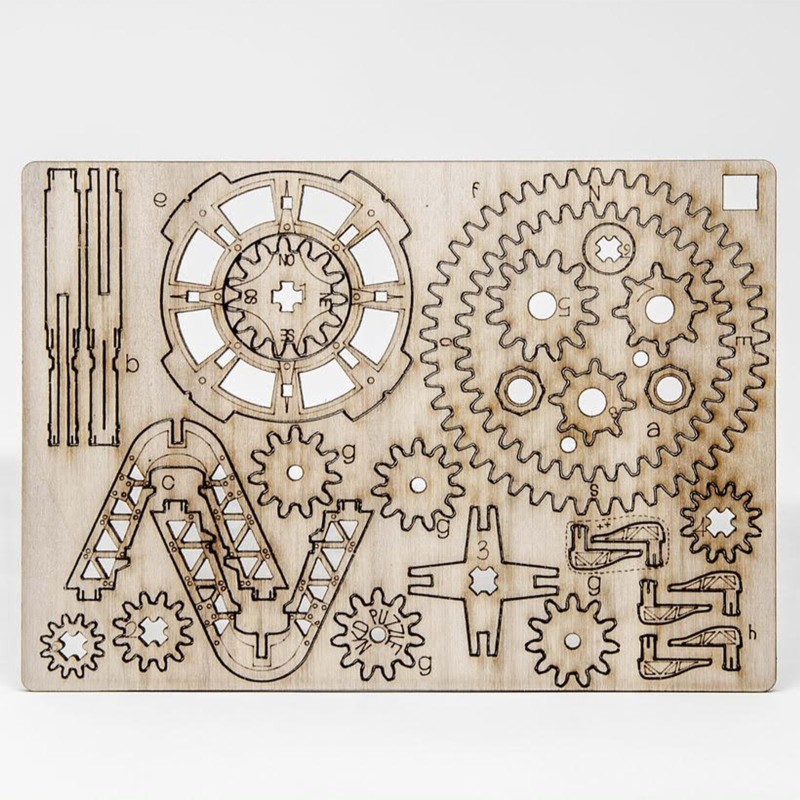 Kit Toupunk Toupie  en bois  Steampunk NKD Puzzle - 5