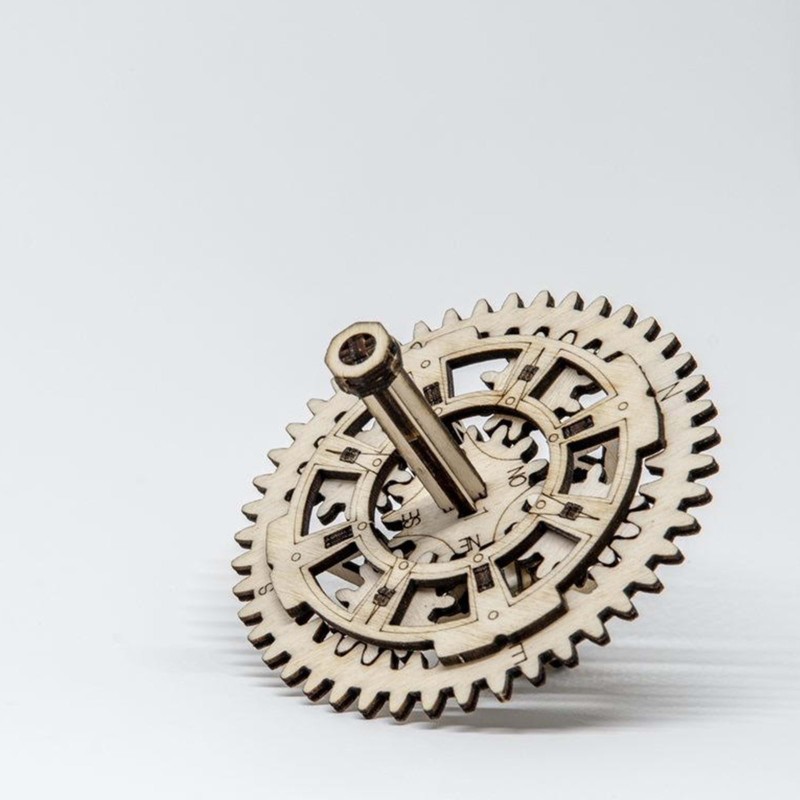 Kit Toupunk Toupie  en bois  Steampunk NKD Puzzle - 3