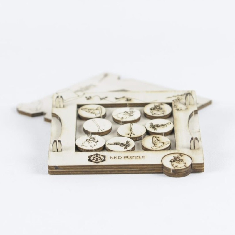 kit Casse-tête en bois Abradacabra NKD Puzzle - 4