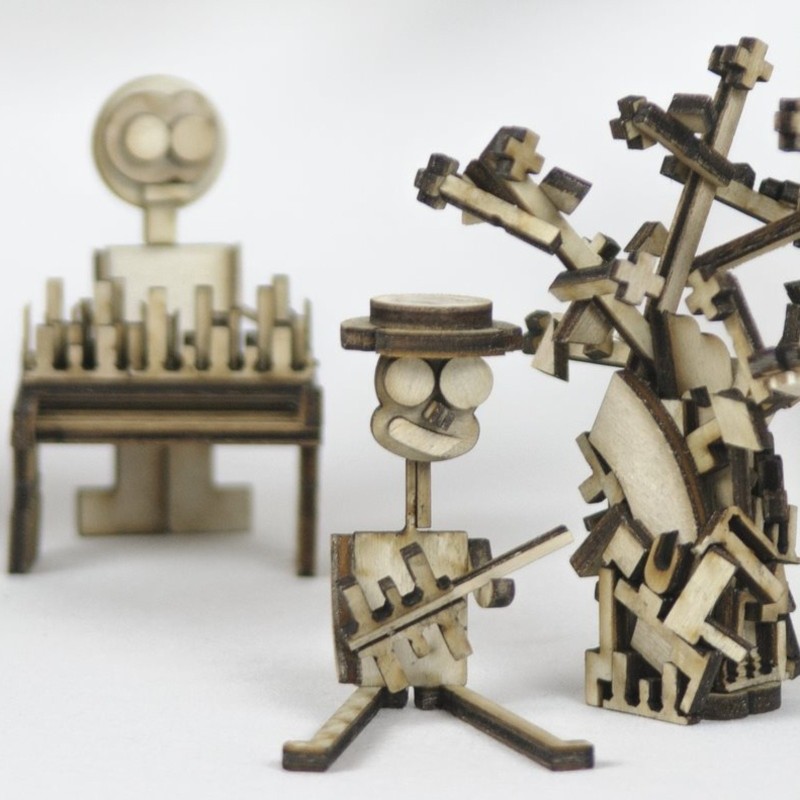 Ethisches Holzspiel Créachutes Nkd Puzzle NKD Puzzle - 2