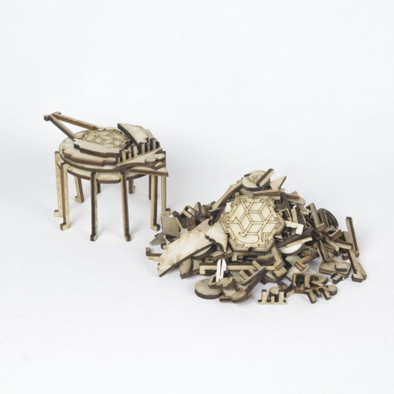 Ethisches Holzspiel Créachutes Nkd Puzzle NKD Puzzle - 3