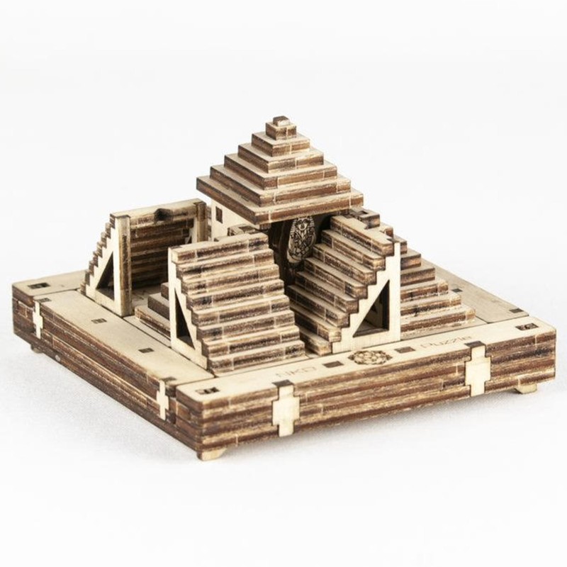 Kit Taquin Pyramido wooden construction NKD Puzzle - 4