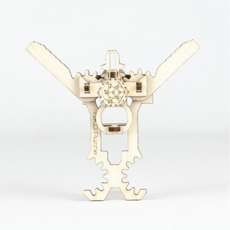 Kit Jeu de construction en bois Cardkit Pince NKD Puzzle - 2