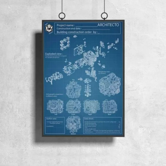Architecto Poster NKD Puzzle - 3