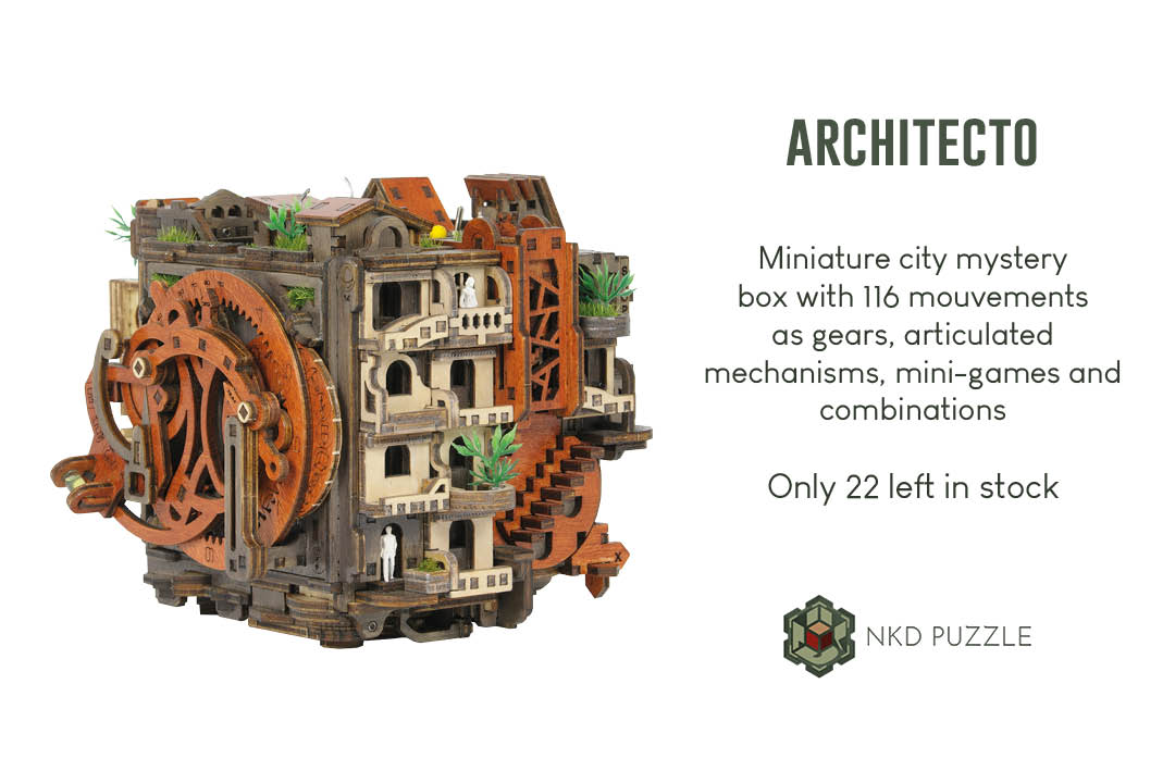 Architecto Puzzle Box de Luxe * Puzzle box et cassetête Nkd Puzzle